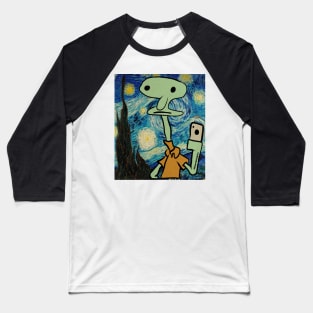 Awkward Squidward #1c Baseball T-Shirt